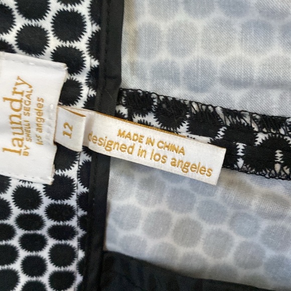 Laundry by Shelly Siegel Polkadot size 12 shorts - Picture 7 of 7